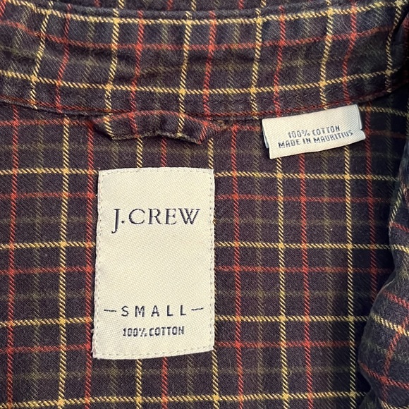 JCrew Men’s Plaid Button Down (Size S) - Picture 4 of 4
